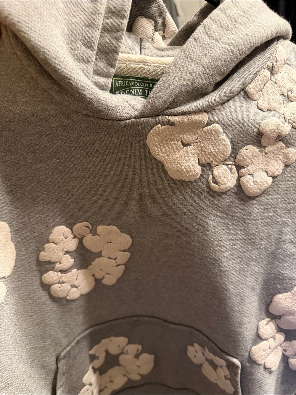 Gray Denim Tears Hoodie